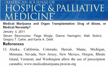 American journal of hospice and palliative medicine medical marijuana and organ transplantation American journal of hospice and palliative medicine medical marijuana and organ transplantation