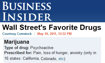 Business Insider Wall Street's favorite drugs Business Insider Wall Street's favorite drugs