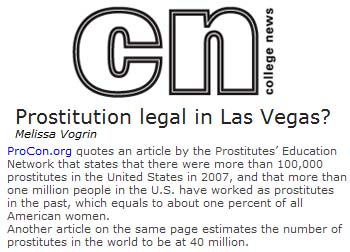 College News prostitution in Las Vegas College News prostitution in Las Vegas