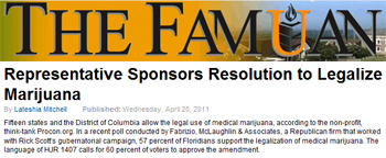 Famuan - Representative sponsors resolution to legalize marijuana Famuan - Representative sponsors resolution to legalize marijuana