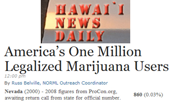 Hawaii News Daily Americas one million legalized marijuana users Hawaii News Daily Americas one million legalized marijuana users