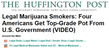 Huffington Post legal marijuana smokers four americans get top grade pot from us government Huffington Post legal marijuana smokers four americans get top grade pot from us government