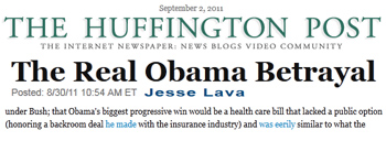 Huffingtonpost The real Obama betrayal Huffingtonpost The real Obama betrayal