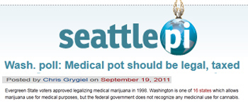 Seattle Post Intelligencer Wash. poll Medical pot should be legal taxed Seattle Post Intelligencer Wash. poll Medical pot should be legal taxed