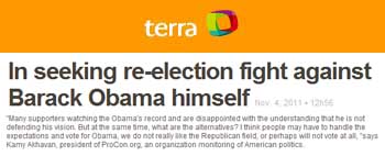 Terra In seeking re-election fight against barack obama himself Terra In seeking re-election fight against barack obama himself