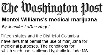 Washington Post Montel Williams medical marijuana Washington Post Montel Williams medical marijuana
